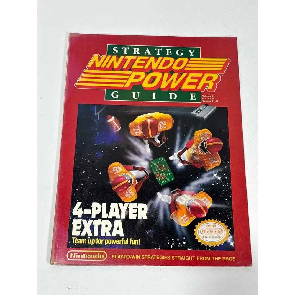 NINTENDO POWER Magazine Vol 19 - December 1990 - 4-Player‎ EXTRA Strategy Guide